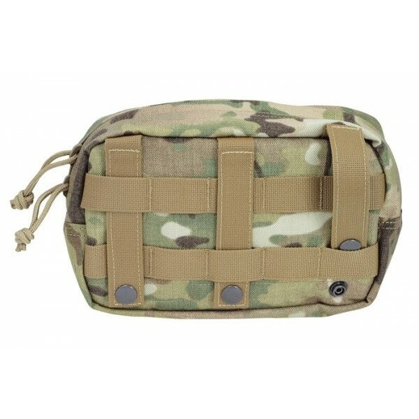 Somiņa WAS Small Horizontal MOLLE Pouch Zipped Multicam
