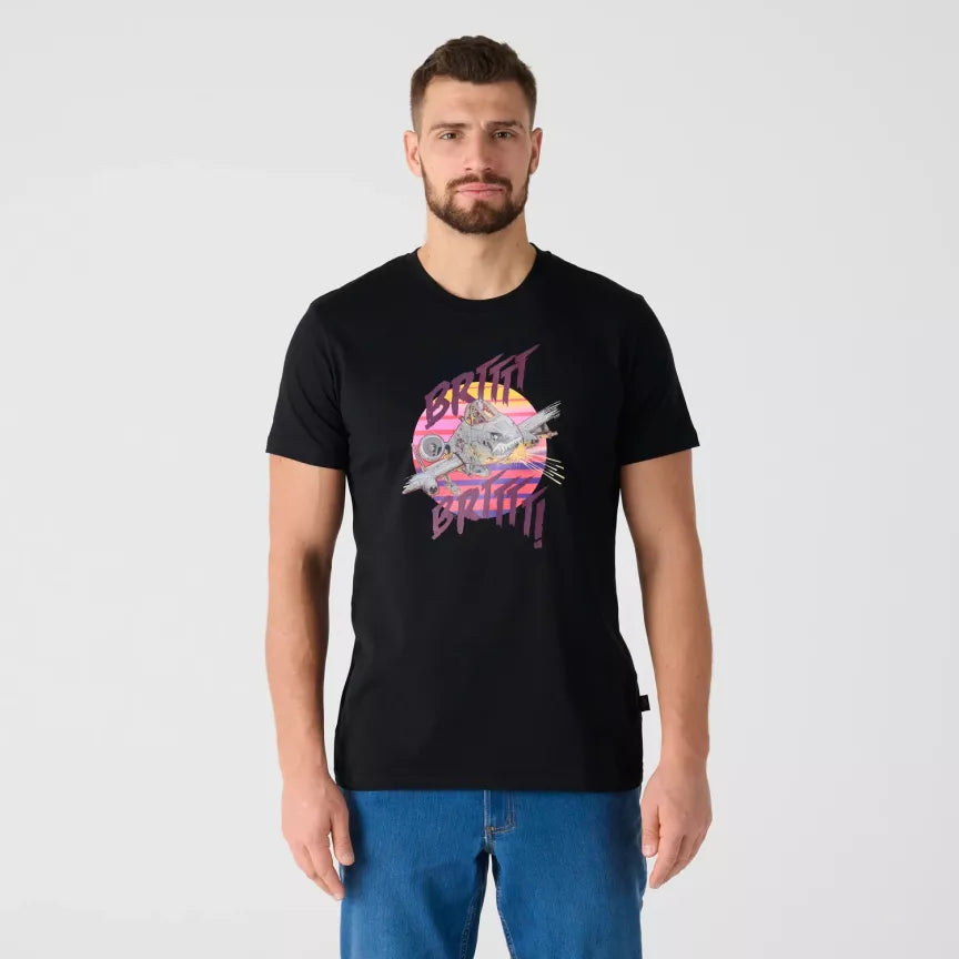 T-krekls Helikon-Tex A-10 Warthog – Black – galvenais attēls