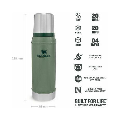 Termoss The Legendary Classic Bottle 0,75L zaļš — Pudele