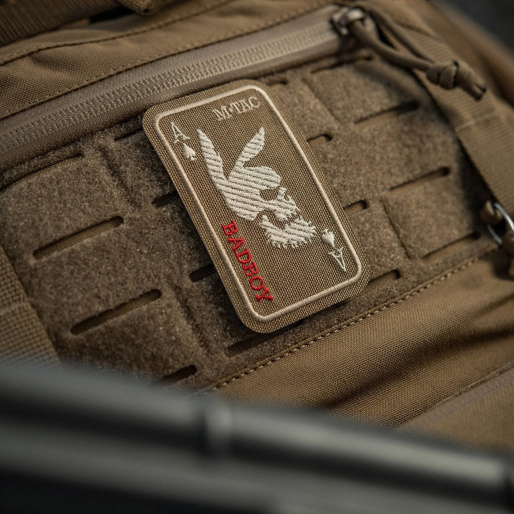 Uzšuve - M-Tac patch Bad Boy (Embroidery), Coyote