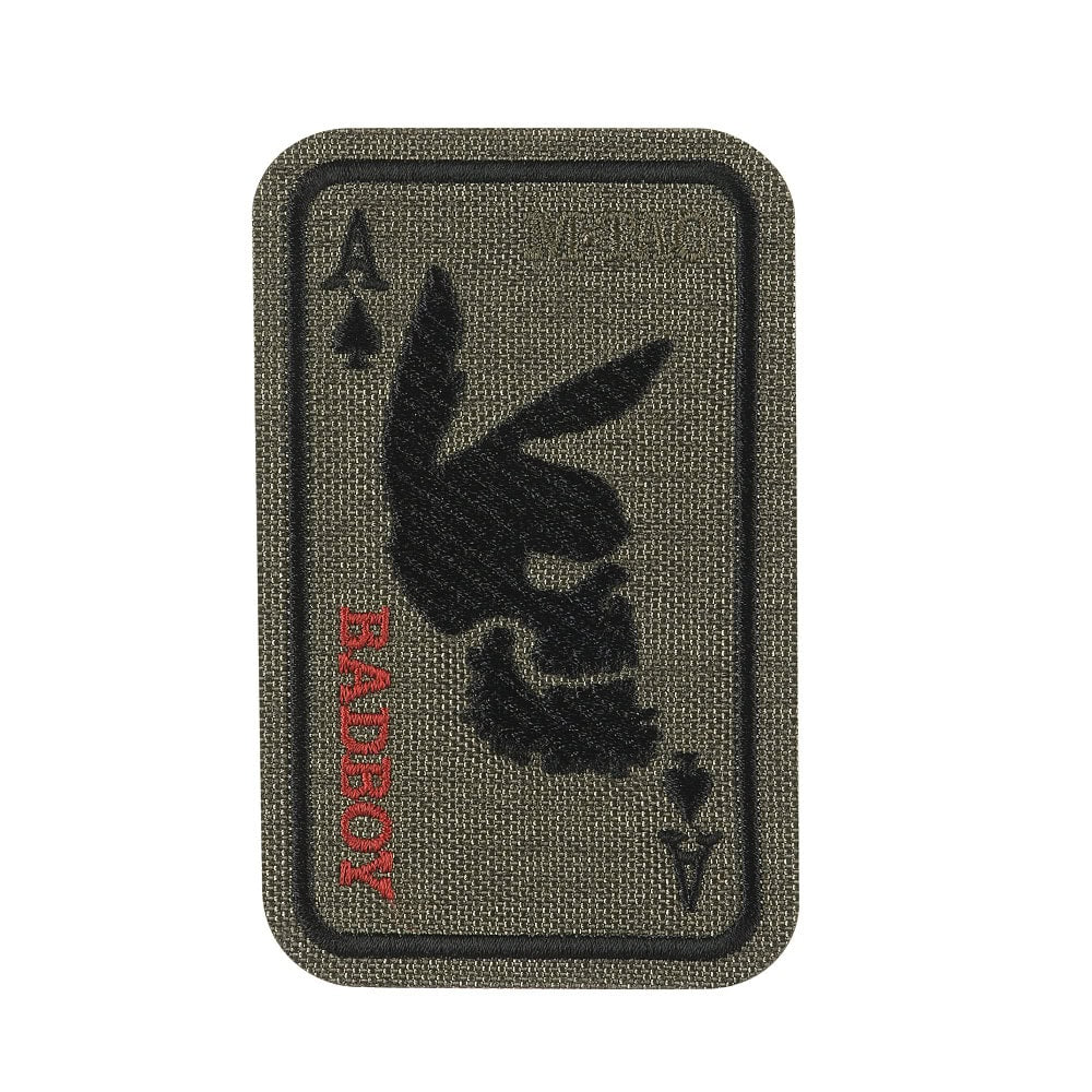 Uzšuve - M-Tac patch Bad Boy (Embroidery) Ranger Green