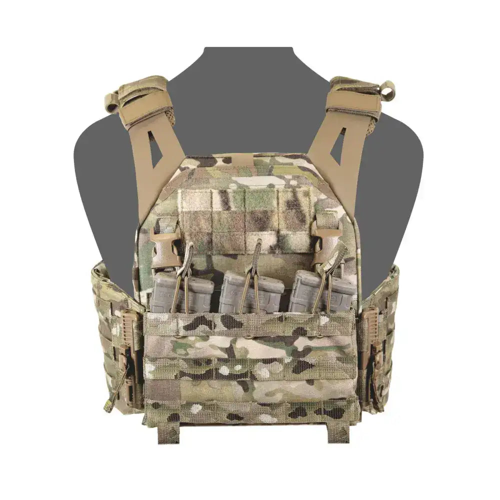 Uzkabes Komplekts WAS LPC (Solid Sides) with Detachable Triple MOLLE Open Pouch Large Multicam