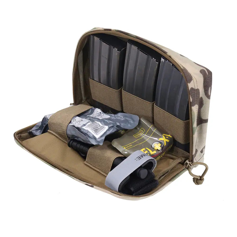 Somiņa WAS Large Horizontal Utility Pouch Multicam