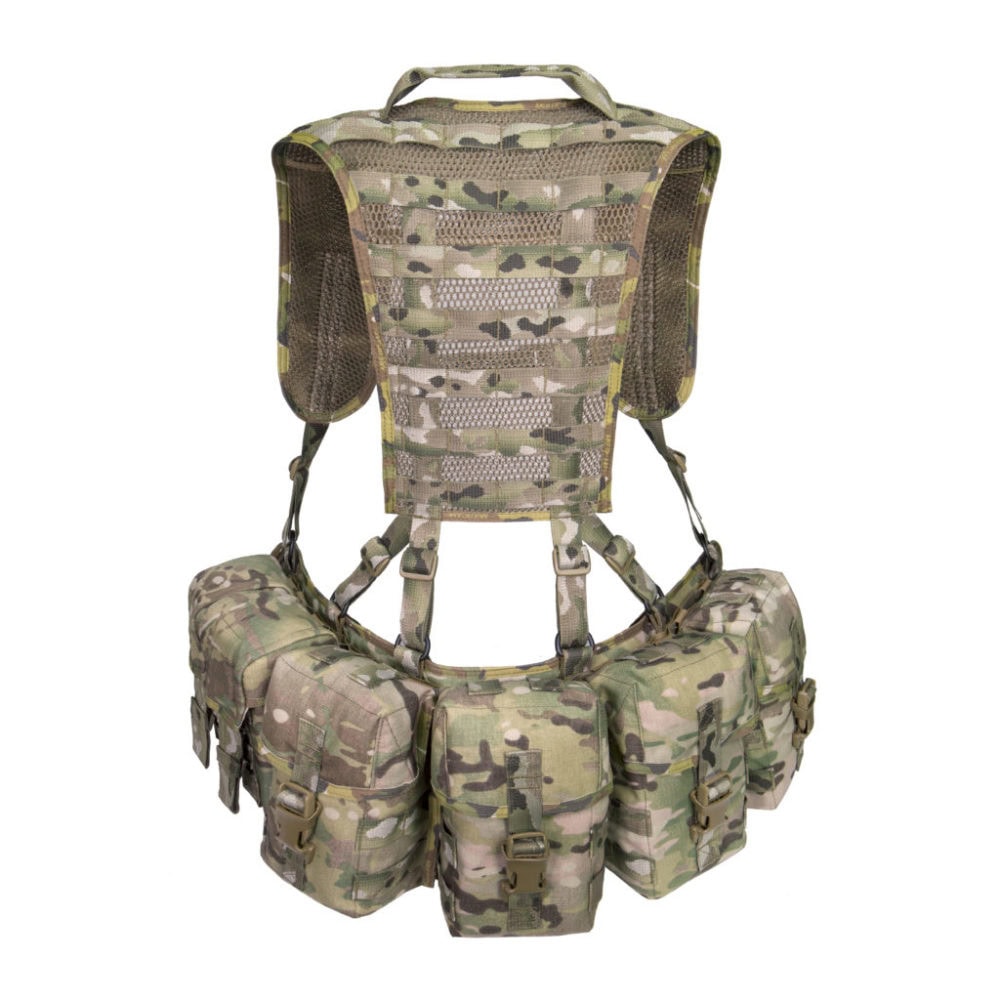 Uzkabes jostas komplekts - Patrol Belt Kit, size Medium in MultiCam. Harness, Hip Belt, 4xMedium Utility, 2xEMC pouch