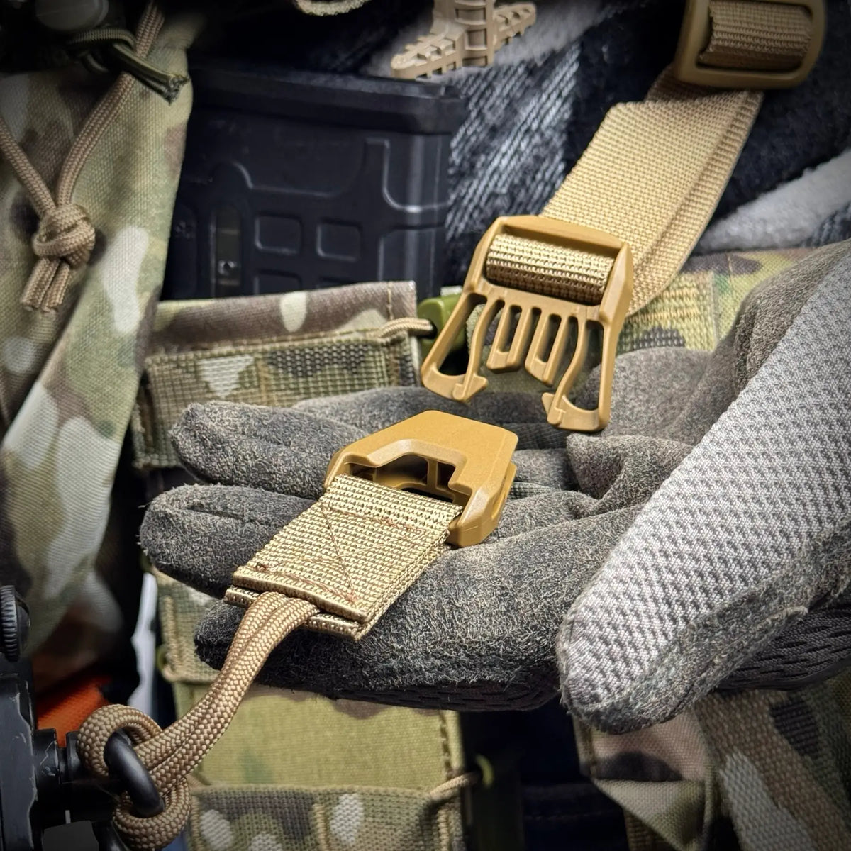 RAGNAROK THOR-1 Papildus Paracord Stiprinājuma Cilpa Coyote — attēls 4
