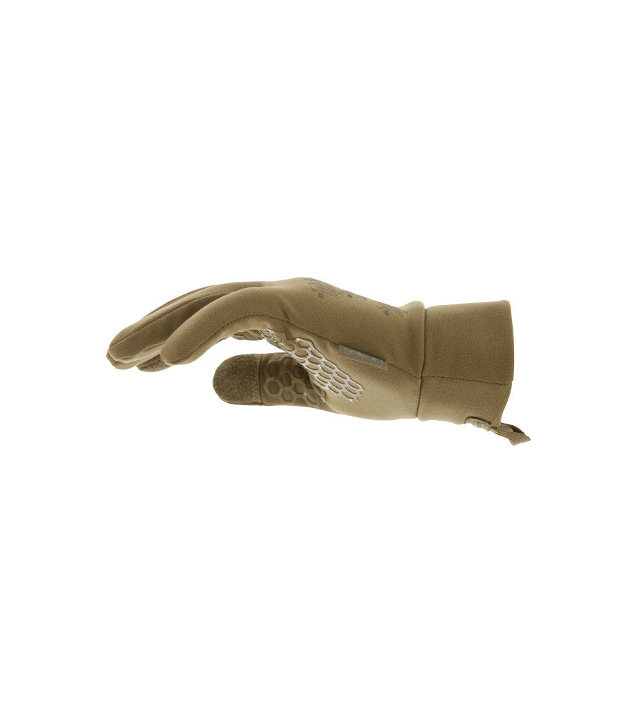 Ziemas cimdi Mechanix Wear ColdWork Base Layer Coyote