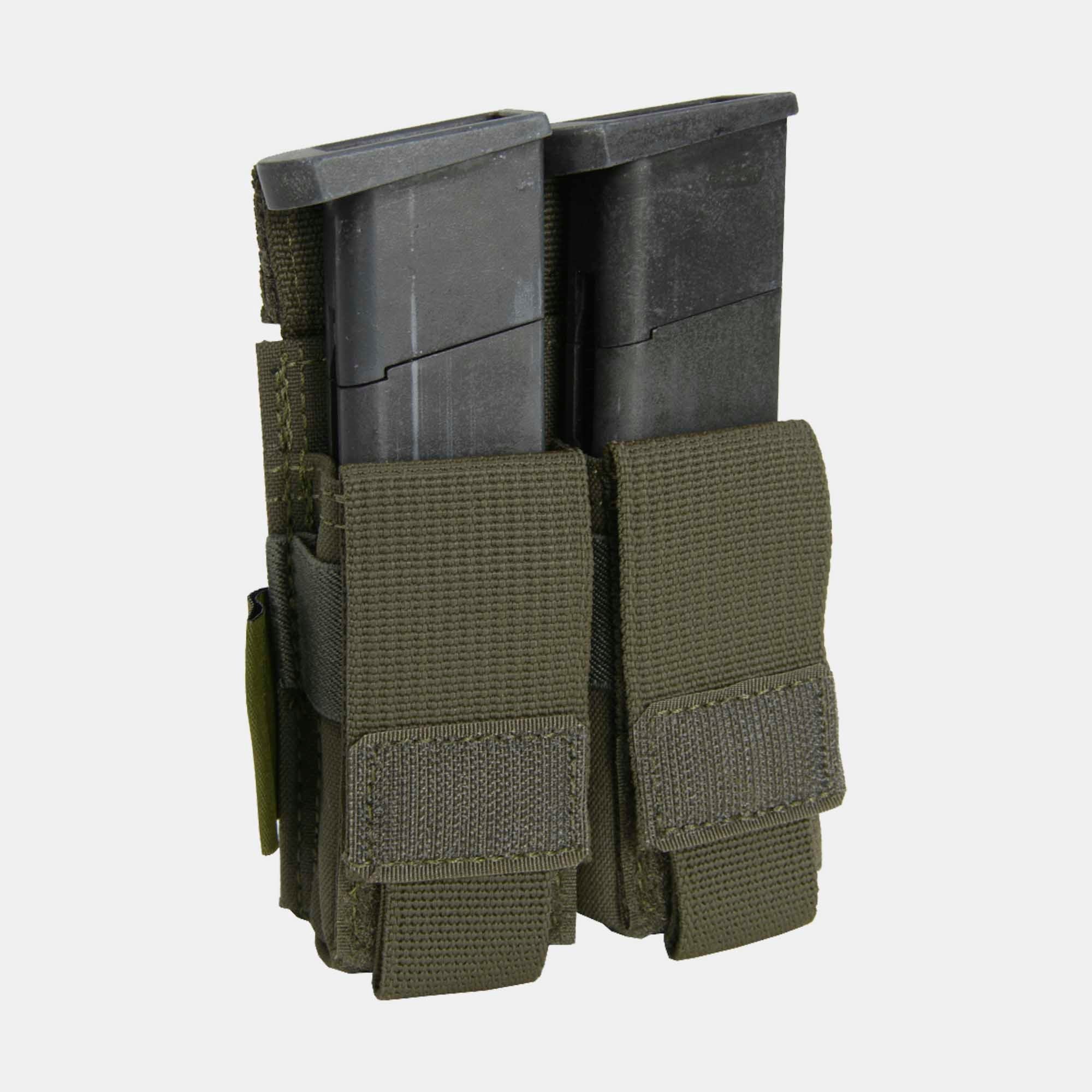 Aptversoma - Direct Action Double 9mm Pistol Mag Pouch Ranger Green