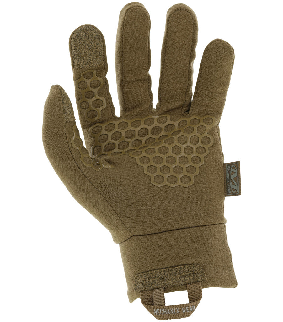 Ziemas cimdi Mechanix Wear ColdWork Base Layer Coyote