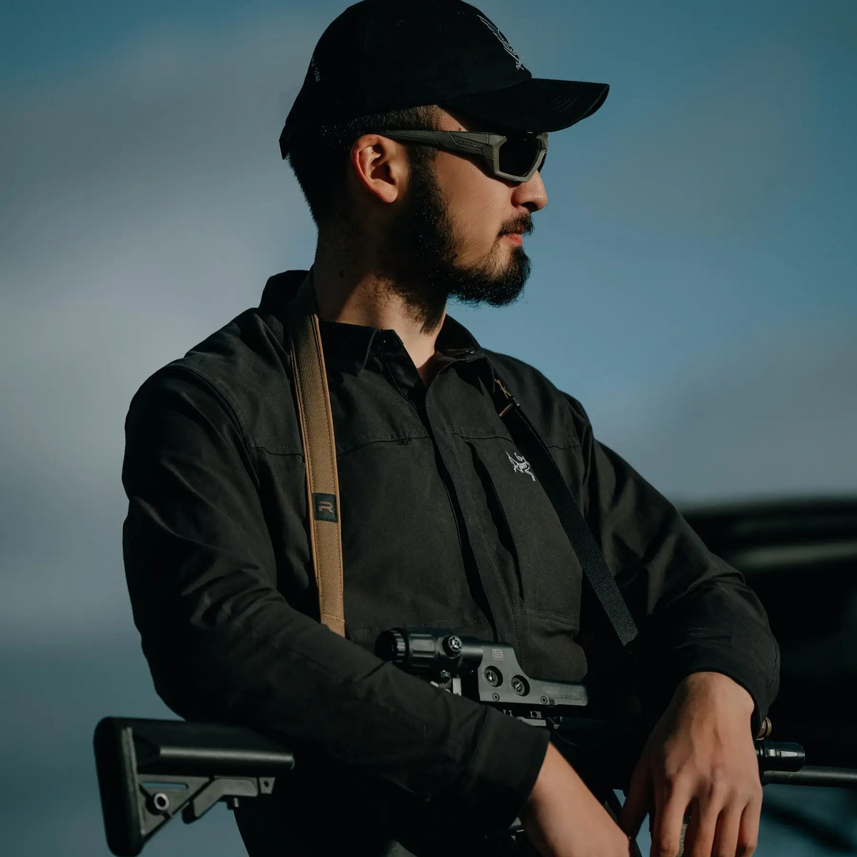 Divu Punktu Ieroču Siksna RAGNAROK Katana Sling Coyote/Black — attēls 4