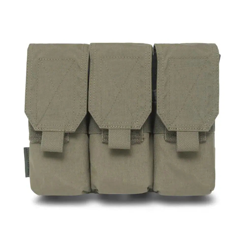 Aptversoma WAS Triple M4 5.56mm Mag Pouch/Non Slip Retention 6 Mags Ranger Green