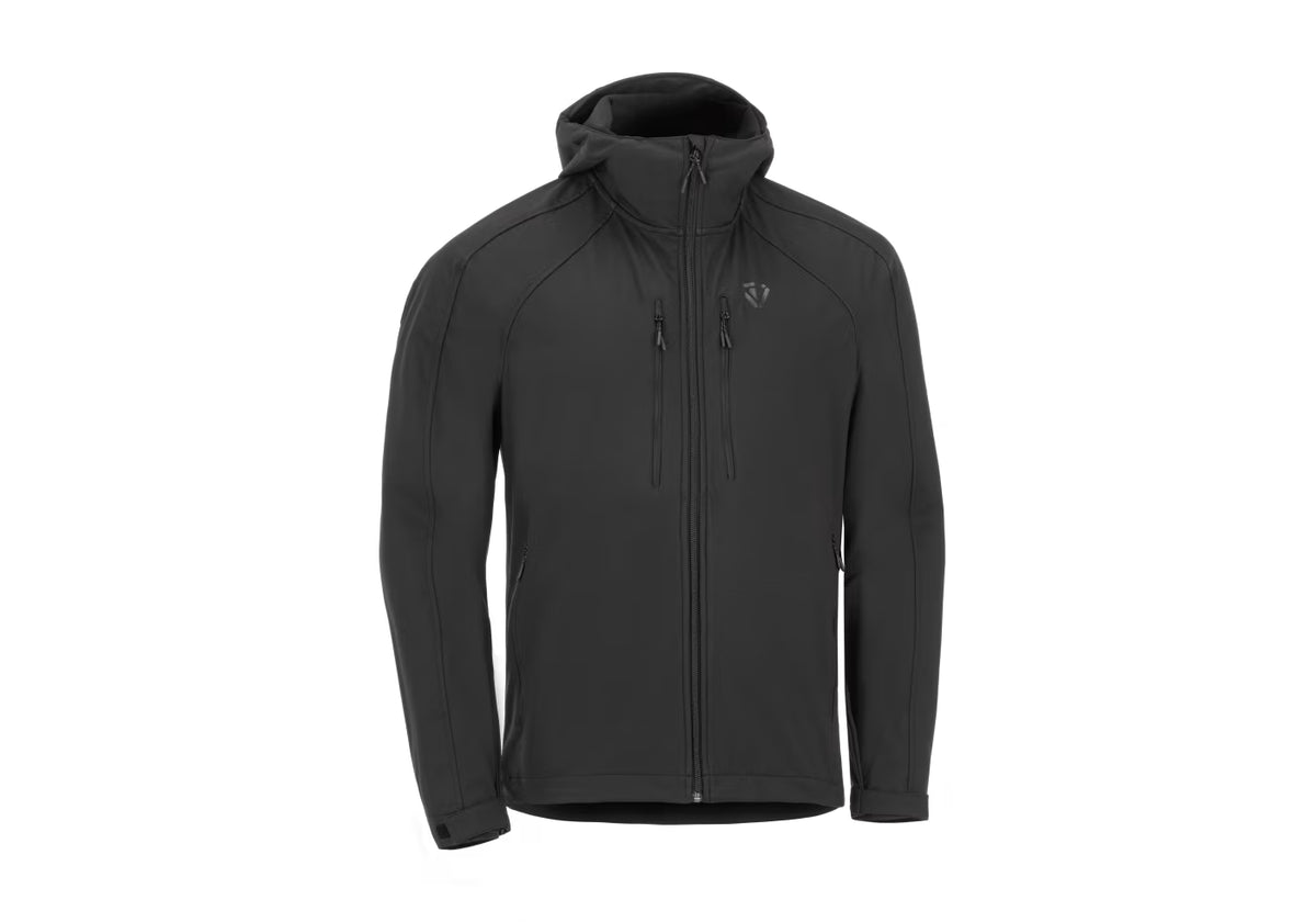 Softshell jaka - OUTRIDER ED Softshell Hoody Black — attēls 2