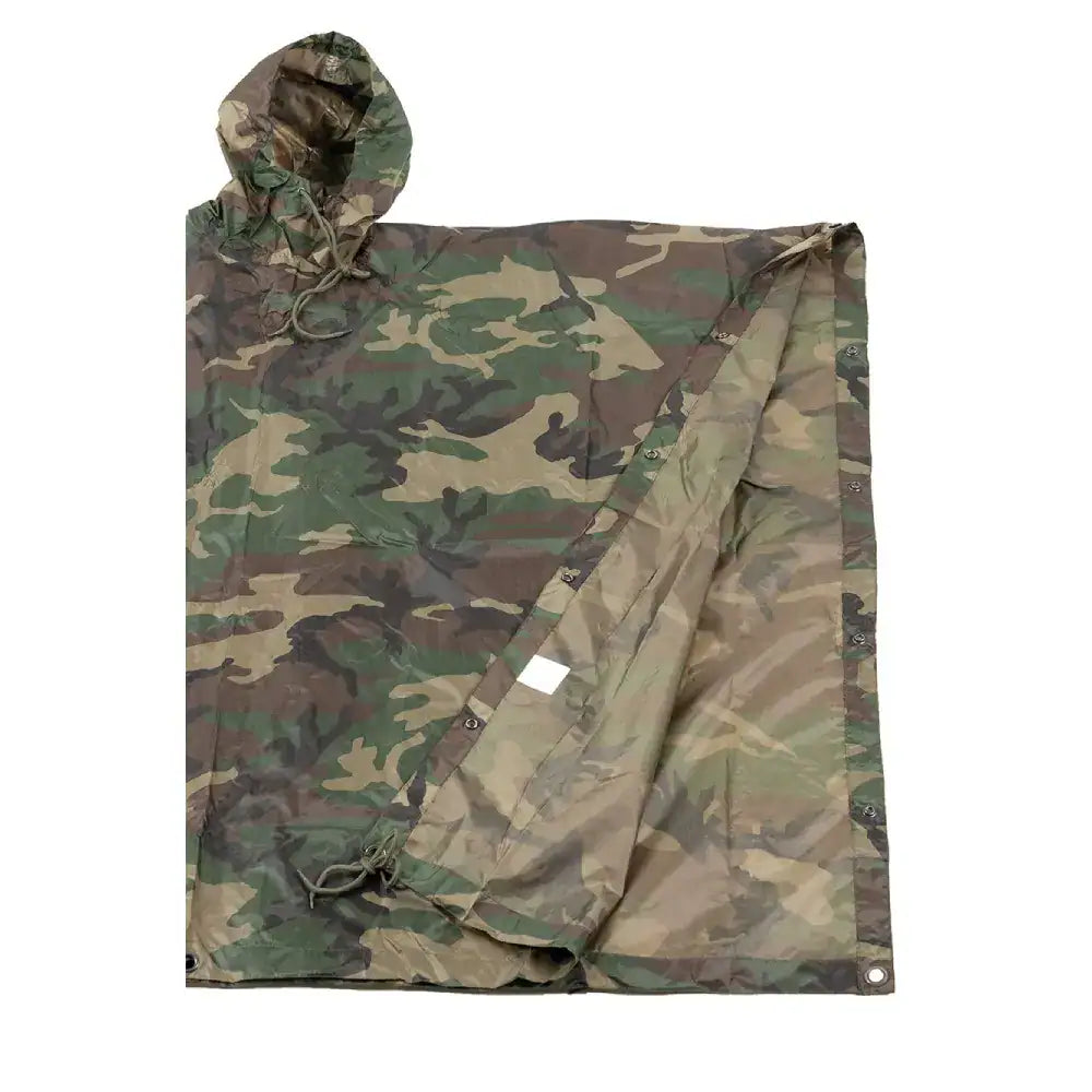 Ripstop pončo MFH Woodland, 144 × 223 cm