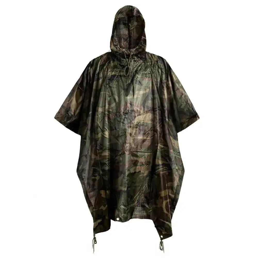 Ripstop pončo MFH Woodland, 144 × 223 cm