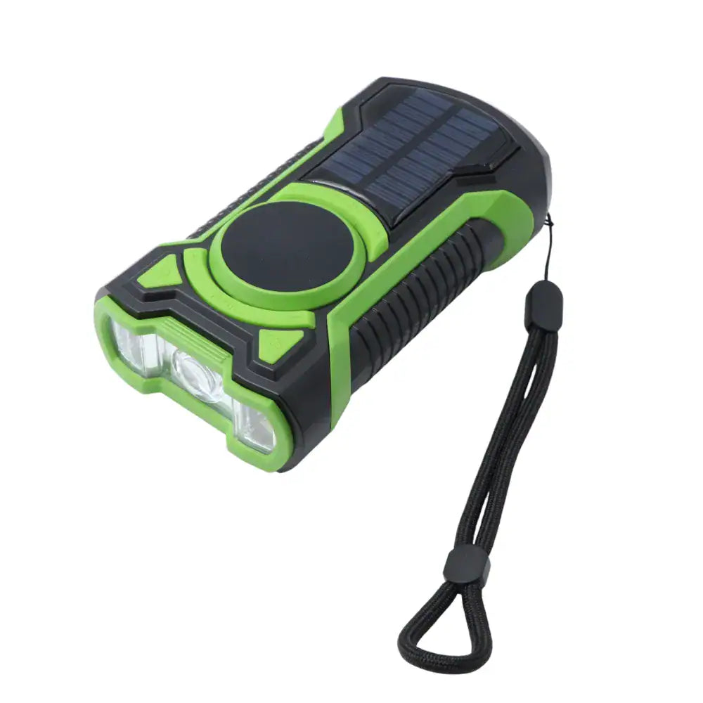 JB Tacticals Avārijas situācijas Radio ar Dinamo, Lukturi, Saules Paneli un 5000 mAh Power Bank
