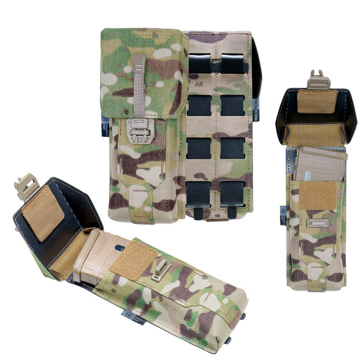 Aptversoma Templars Gear Single AR FULL FLAP QR Multicam