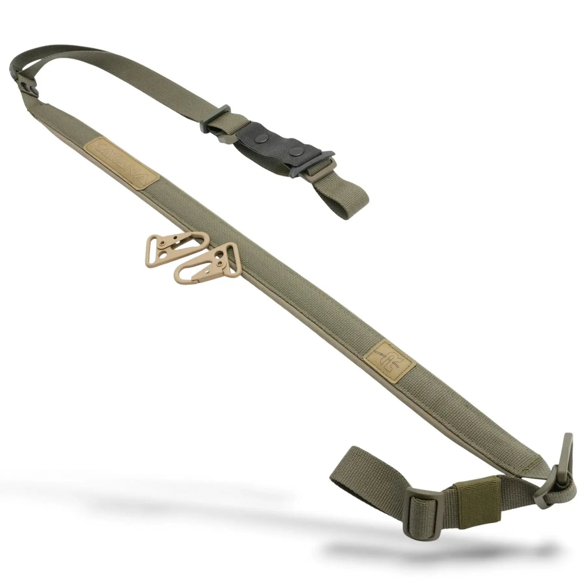 Divu Punktu Ieroču Siksna RAGNAROK Katana Ar Karabīni Ranger Green — attēls 2
