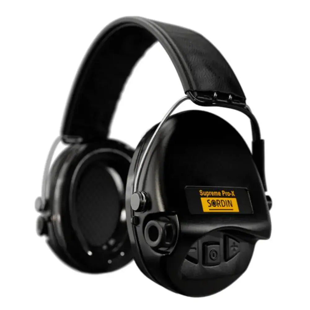 Aktīvās Austiņas SORDIN Supreme Pro-X Hear2 Leather Black
