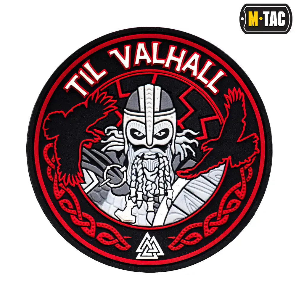 Uzšuve - M-Tac patch Til Valhall PVC RED/Black