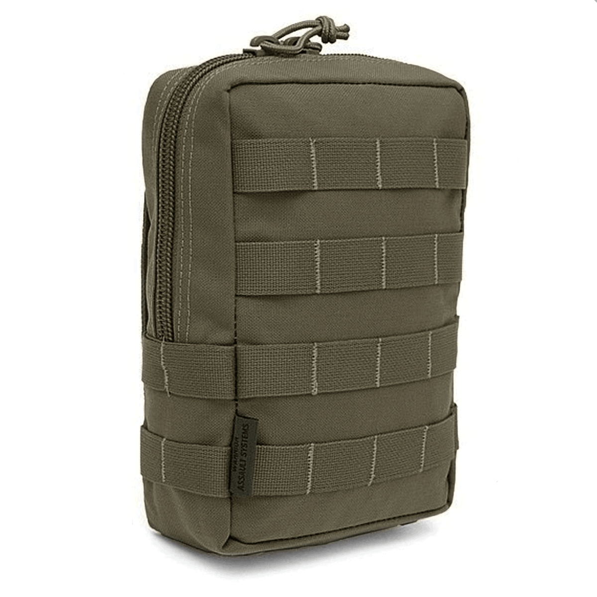 Somiņa WAS Large Utility MOLLE Pouch Zipped Ranger Green