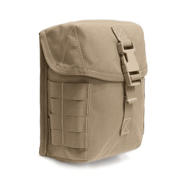 Uzkabes soma - Large General Utility Pouch ITW Clip Coyote Tan