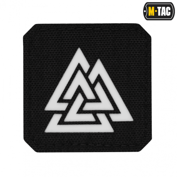 Uzšuve - M-Tac patch Valknut Laser Cut Black/GID