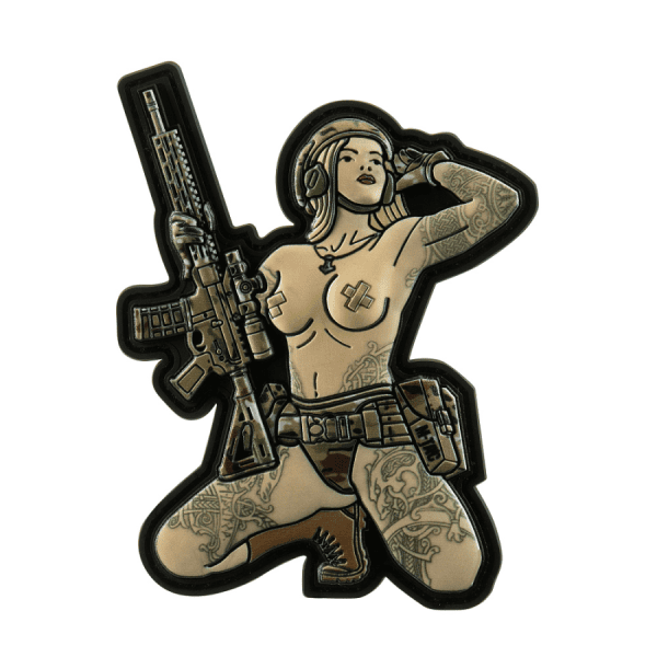 Uzšuve - M-Tac Patch Tactical Girl #1 Skandinavik with Mjollnir PVC