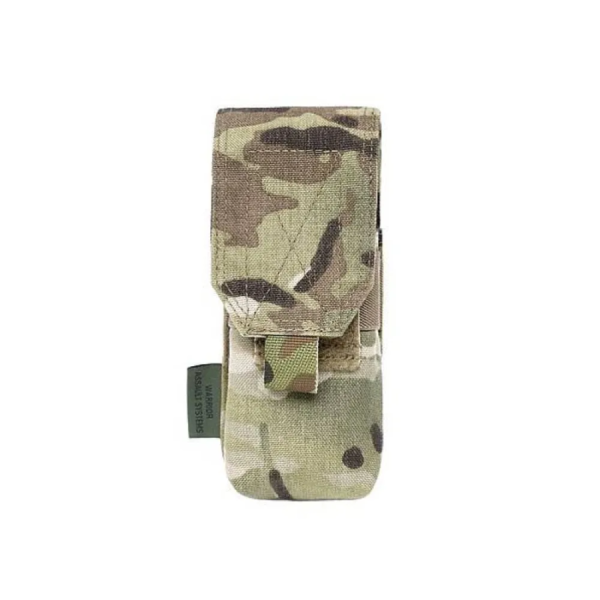 Aptversoma - Single M4 5.56mm Mag Pouch/Non Slip Retention - 2 Mags Multicam