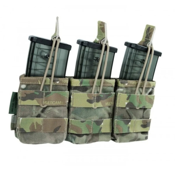 Aptversoma - Triple MOLLE Open G36 Mag/Bungee Retention - 3 Mags Multicam