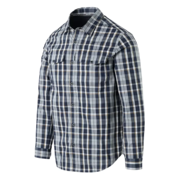 Krekls Helikon-Tex Concealed Carry Shirt - Calm Blue Plaid – L