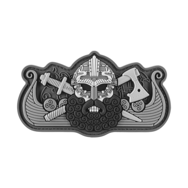Uzšuve - M-Tac Patch Viking’s Drakkar Black/Gey