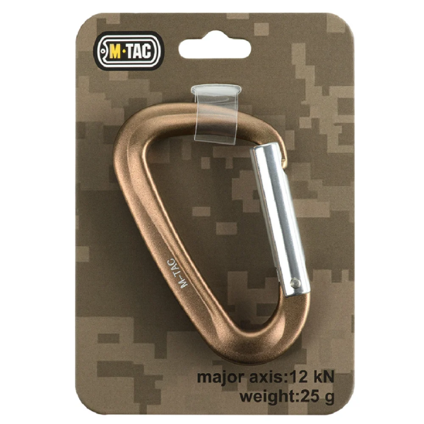 Carabiner Type1 Khaki — Virves, karabīnes & stiprinājumi