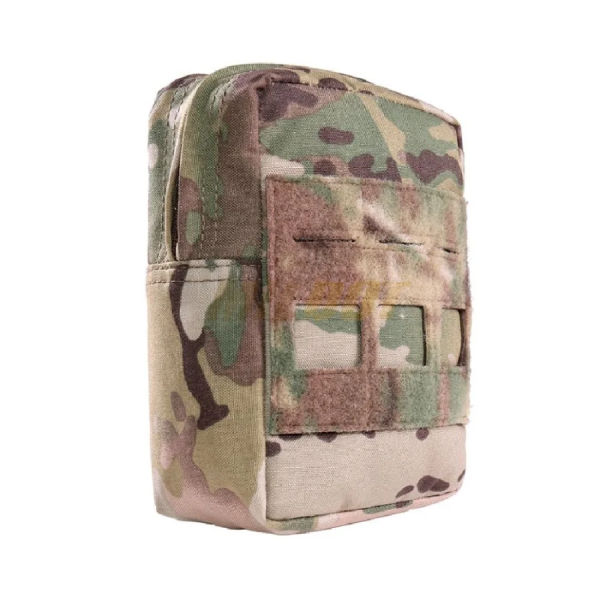 WAS Laser Cut Small Vertical Utility Pouch Multicam