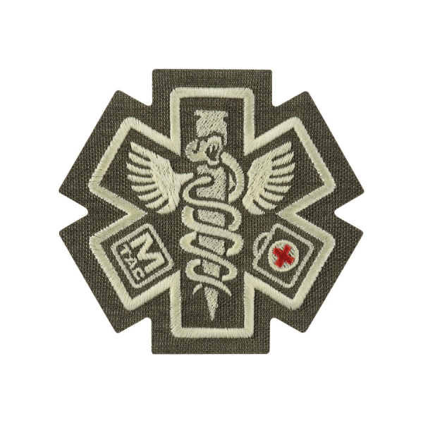 Uzšuve - M-Tac patch Paramedic (Embroidery)Ranger Green