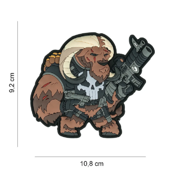 Uzšuve 3D PVC Spartan Ox No.10 — Uzšuve