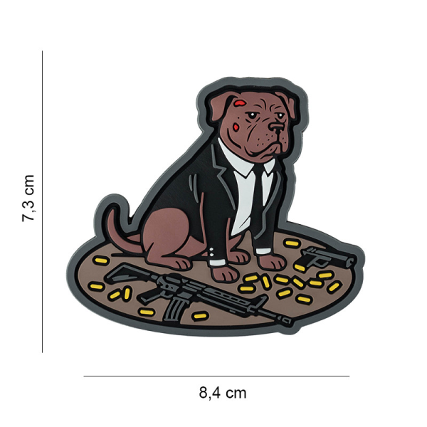 Uzšuve 3D PVC Patch Pitbull #4116