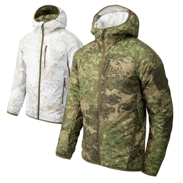 Jaka - Reversible Wolfhound Hoodie Jacket® - Windpack - Pencott Wildwood/Pencott Snowdrift – XL