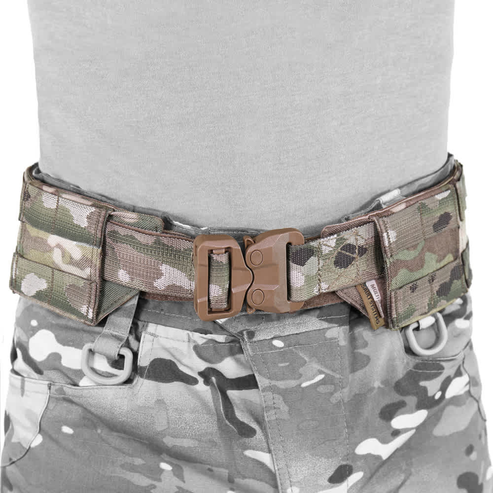 Uzkabes Josta WAS Low Profile MOLLE Belt Multicam XL With Plastic Cobra Webbing Belt