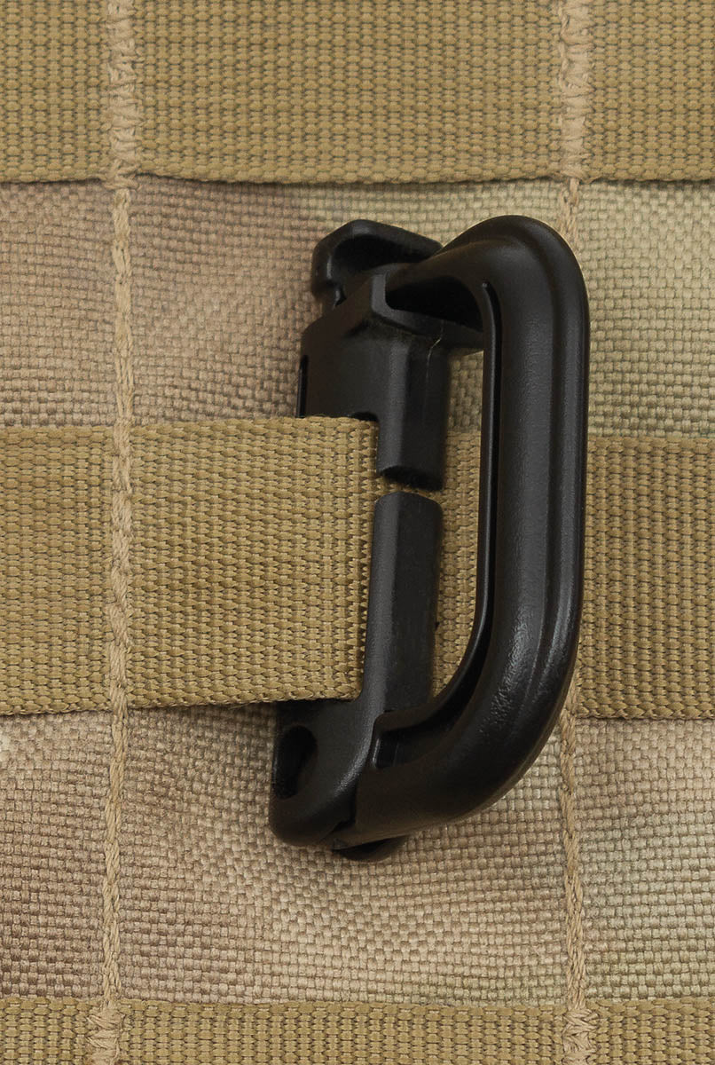 MOLLE karabīnes MFH Black, 2 gab.