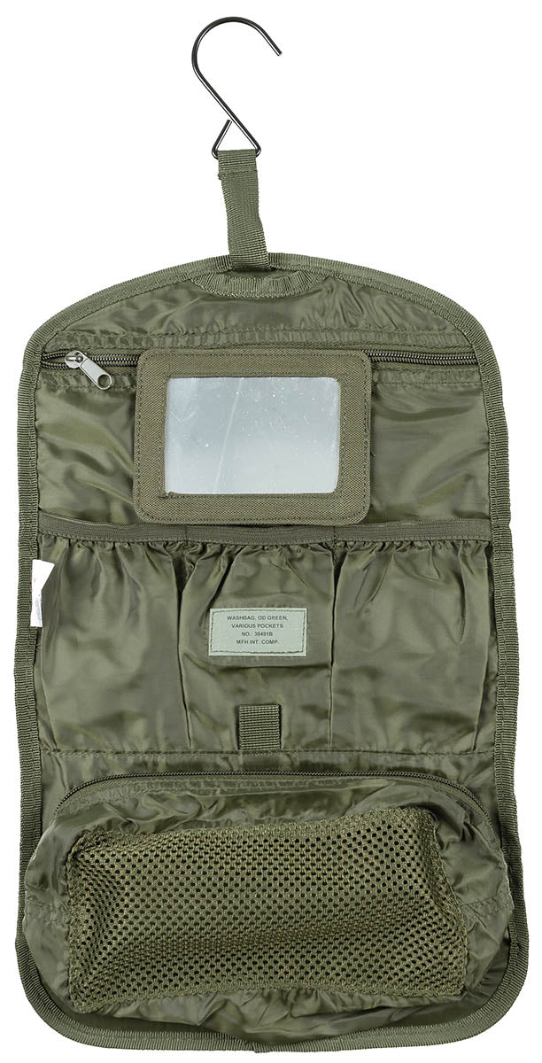 Tualetes piederumu soma MFH Washbag Olive