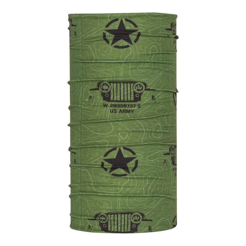 Daudzfunkcionāla šalle -  Wrap US Army Willys (Coolmax)