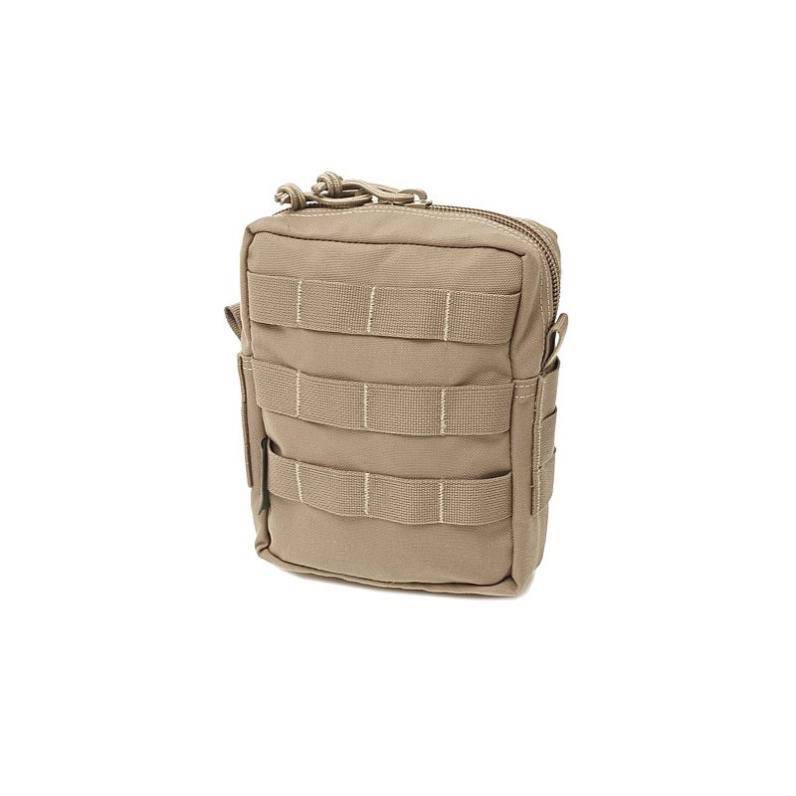 Somiņa WAS Medium MOLLE Utility Pouch Zipped Coyote