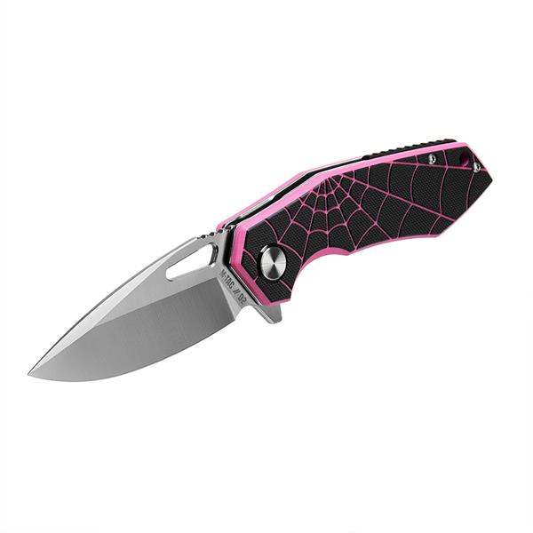 M-Tac saliekamais nazis Type 12 Spider Web – Black/Pink/Steel – galvenais skats