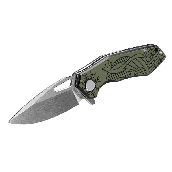 M-Tac saliekamais nazis Type 12 Scandinavian Stonewash – Black/Sand – detaļu skats