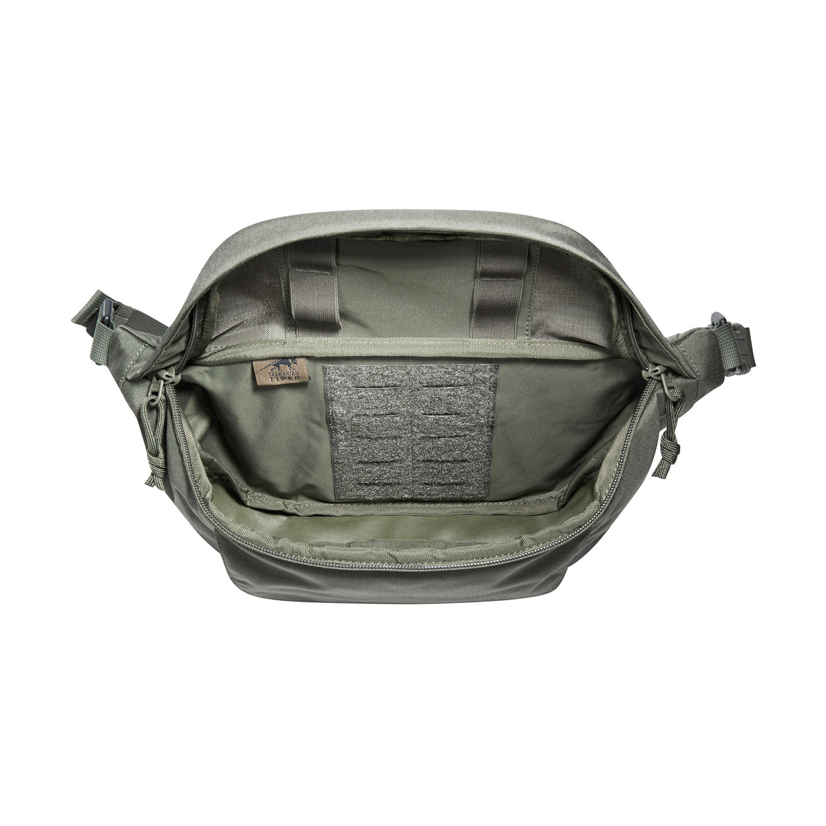 Jostas soma Tasmanian Tiger Modular Hip Bag 2 IRR Stone Grey Olive — detaļas