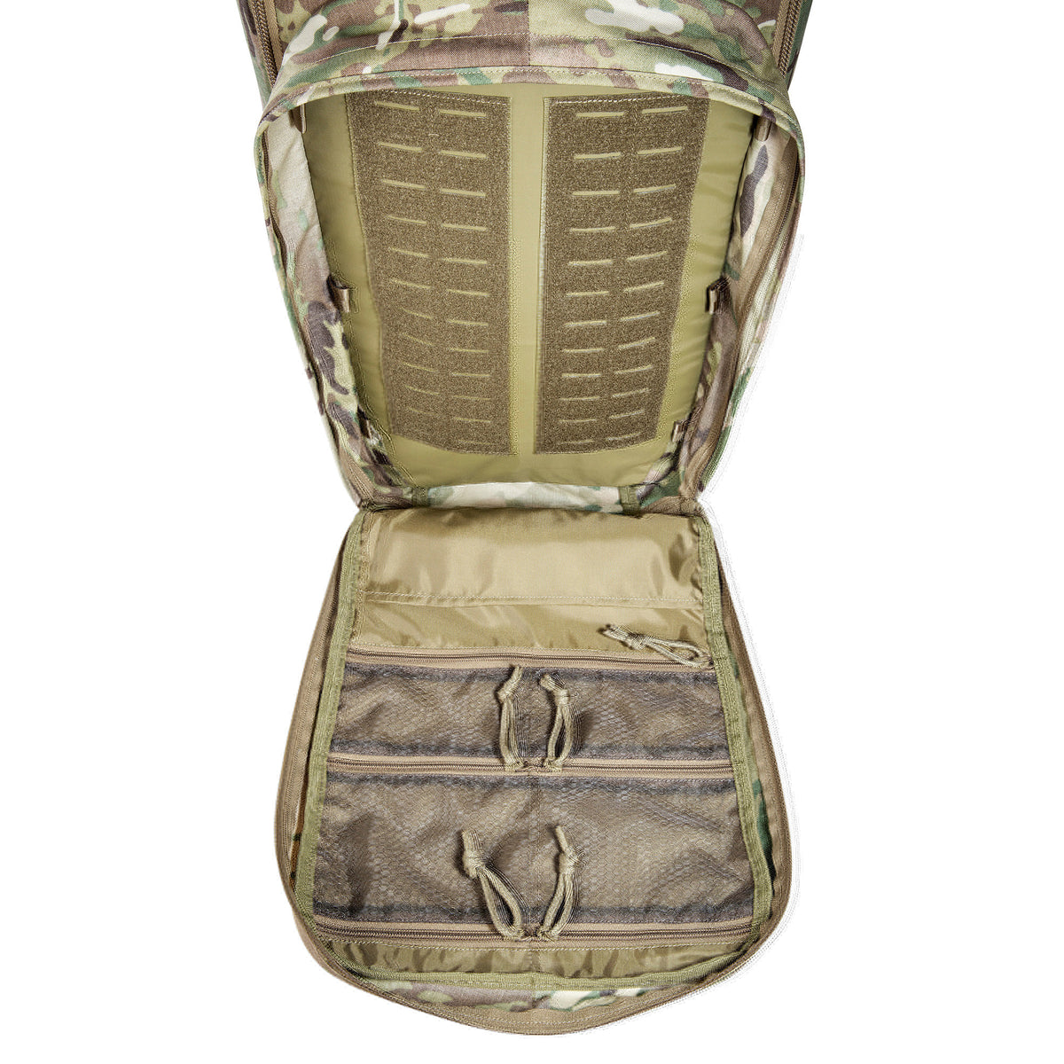 Mugursoma Tasmanian Tiger Modular Trooper Pack MC Multicam — detaļas