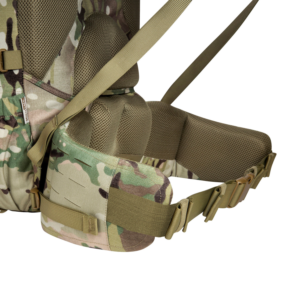 Mugursoma Tasmanian Tiger Modular Trooper Pack MC Multicam — detaļas