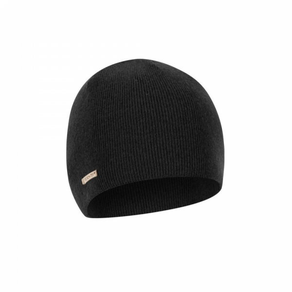Cepure Urban Beanie Cap Black Merino Wool