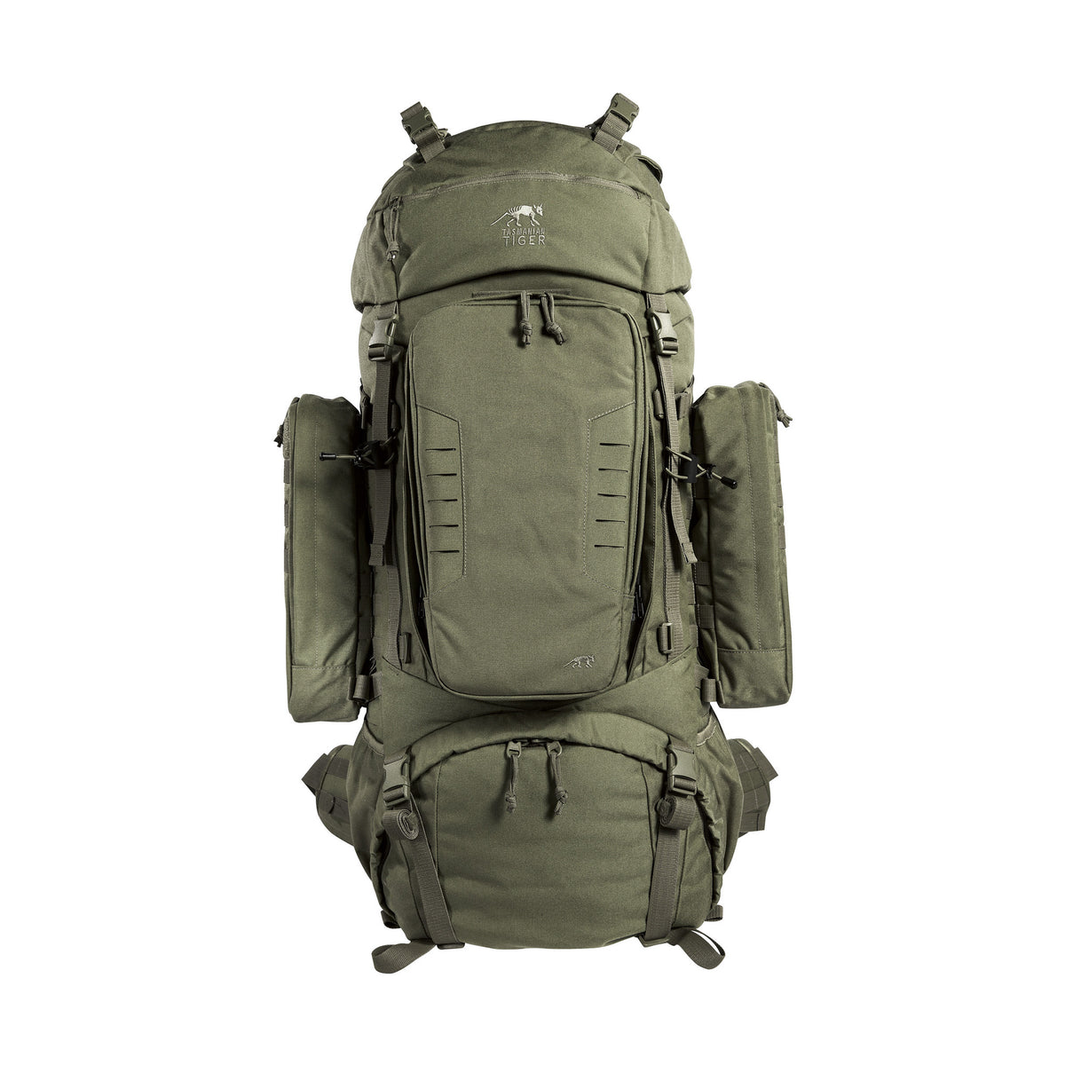 Mugursoma Tasmanian Tiger Range Pack MKII Olive — detaļas