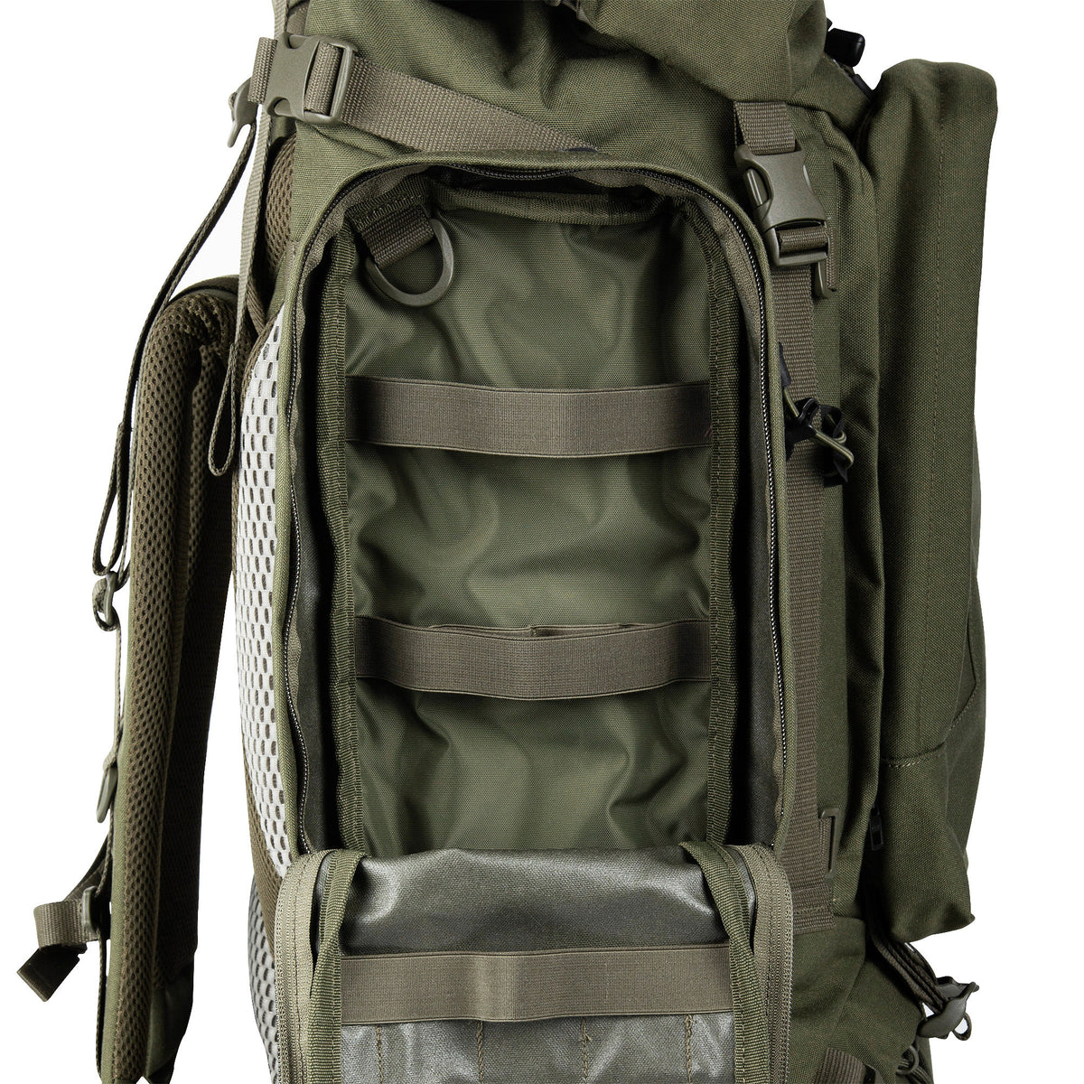 Mugursoma Tasmanian Tiger Range Pack MKII Olive — detaļas