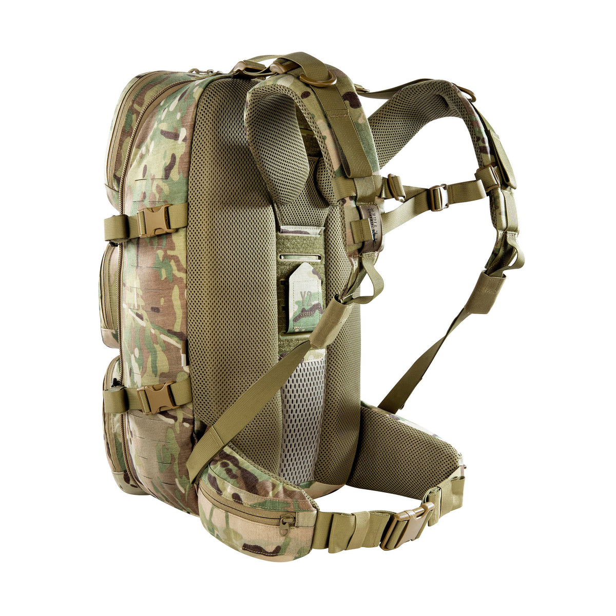 Mugursoma Tasmanian Tiger Modular Combat Pack 24 SL MC Multicam — detaļas